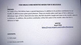 FISH MEALS AND MONTHS WHEN FISH IS DELICIOUS